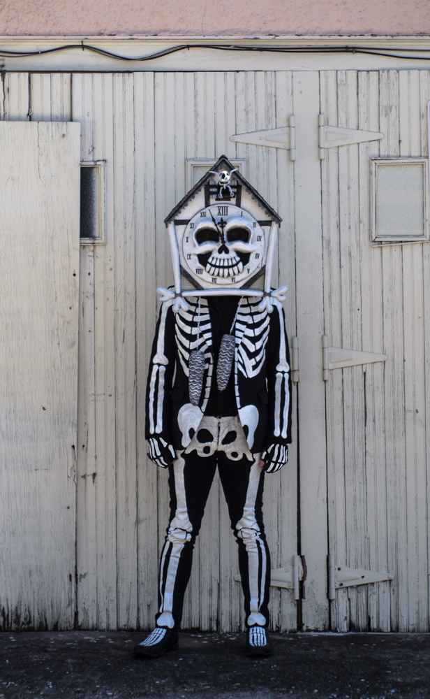 Cuckoo clock skeleton costume, 2016