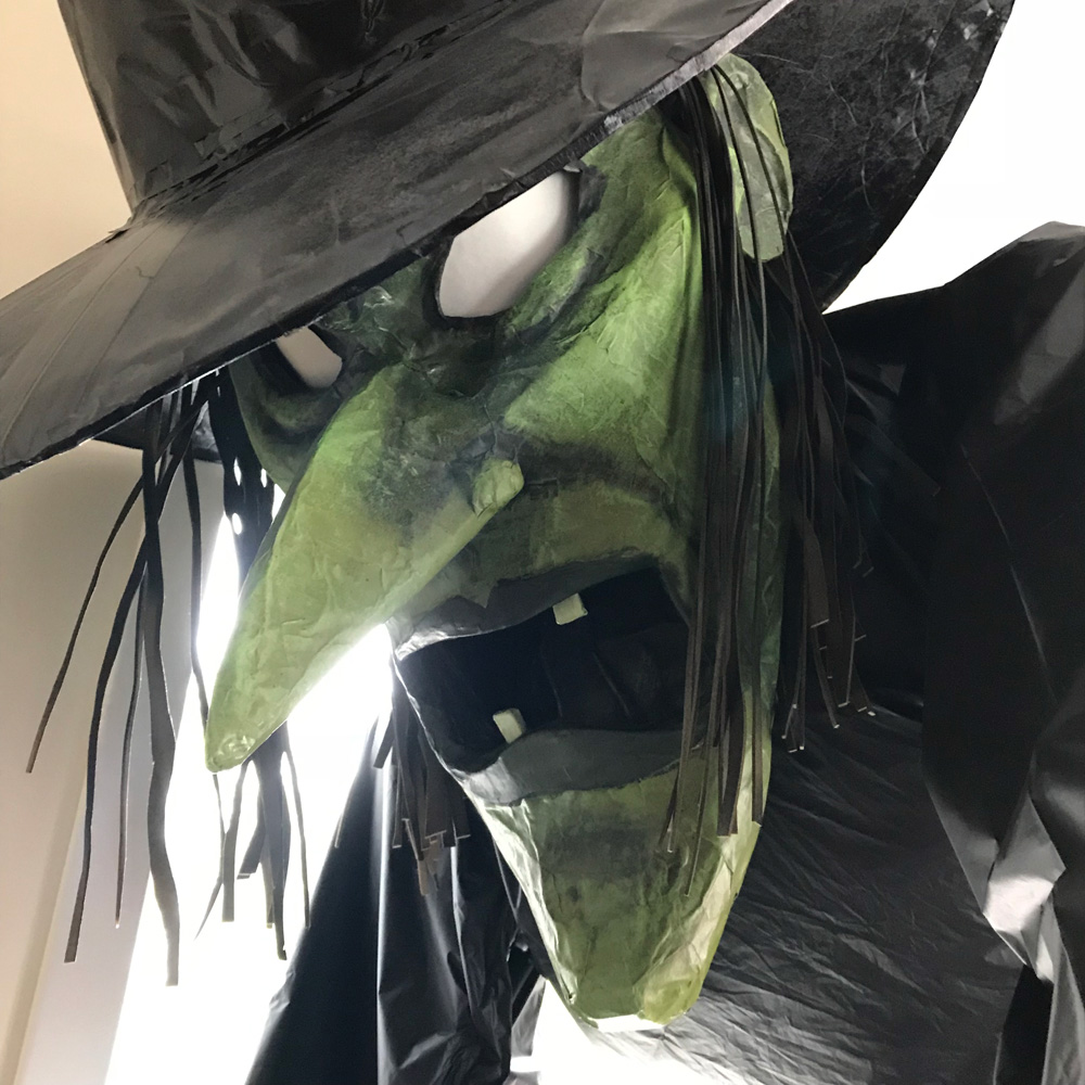Giant witch statue - face closeup