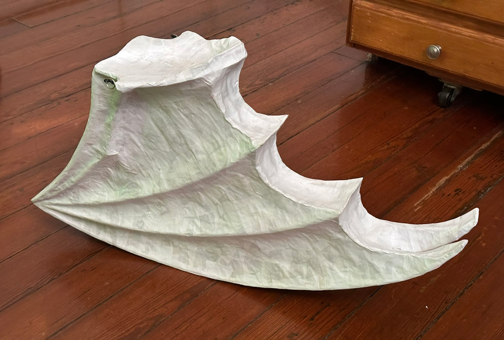 Another view of the finished wings