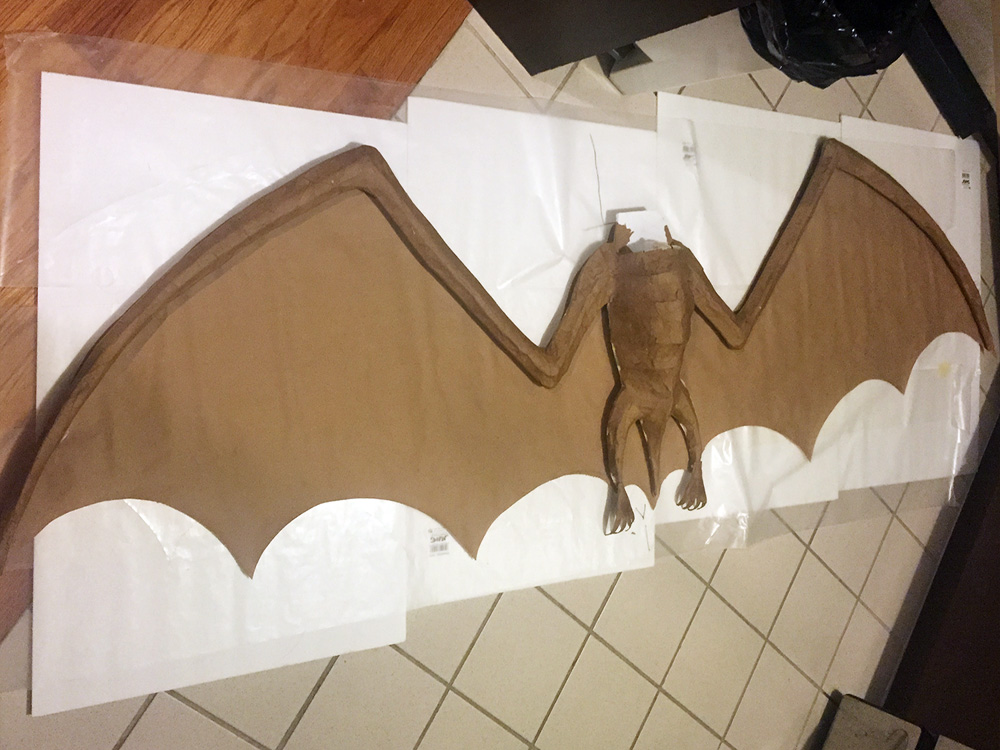 cutting out the wings