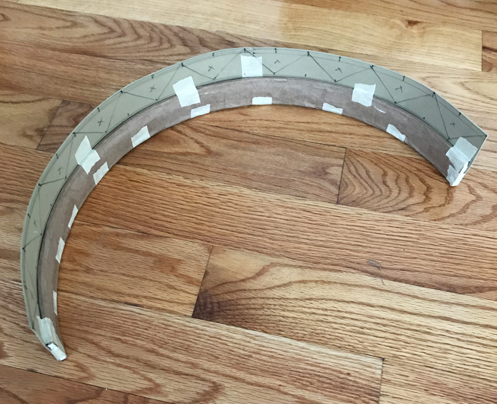 Bear trap prop - paper mache on jaws