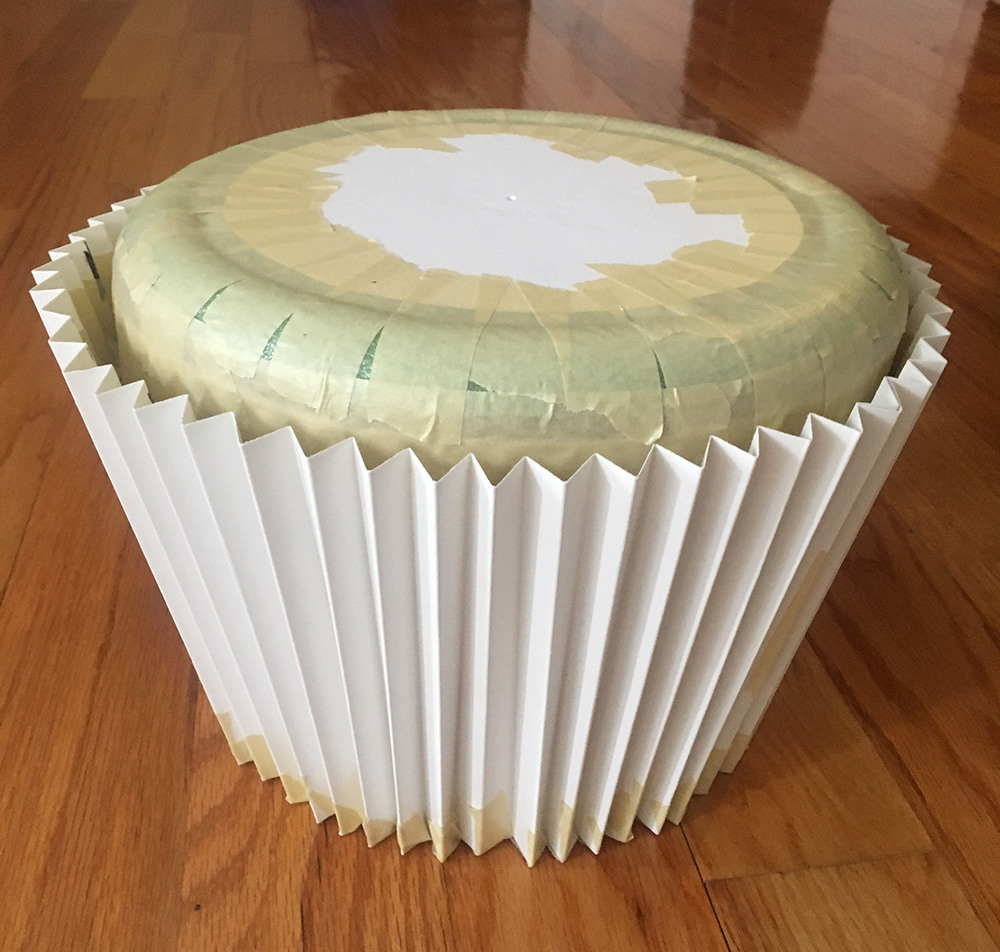 building the cake section