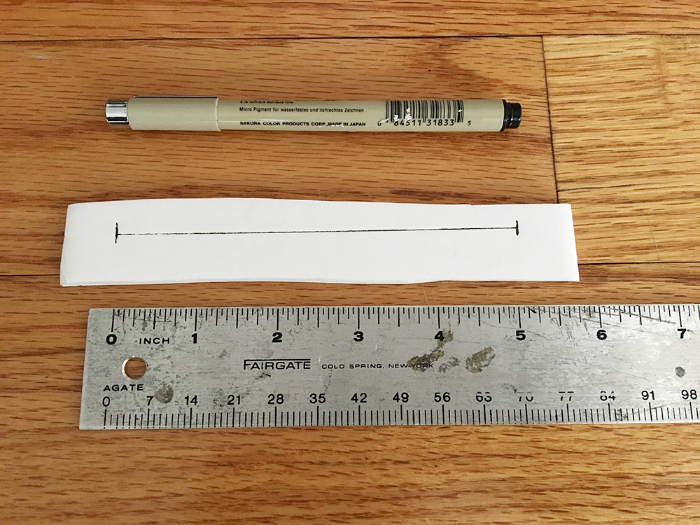 Drawing a circle - measuring the radius