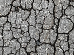 Very cracked street